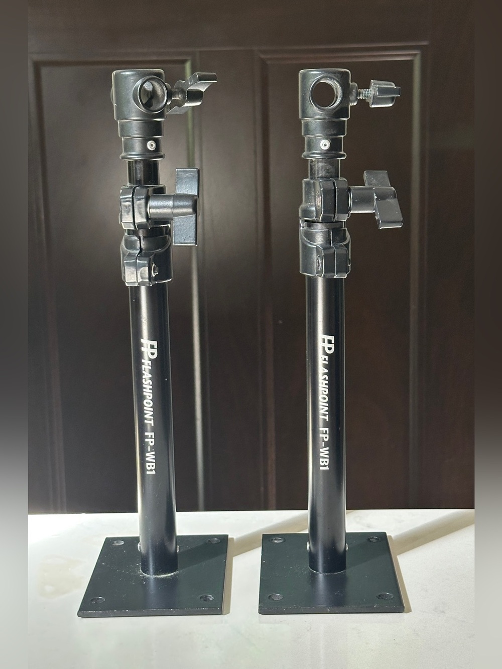 Flashpoint FP-WB1 Wall Mount Arms Mounting Plates Set READ Will Separate